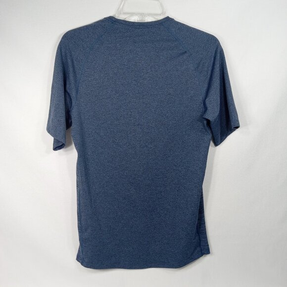NIKE PRO Men's Blue Dri-fit Short Sleeve Crew Neck Shirt Slim Fit Size Small - Picture 3 of 8